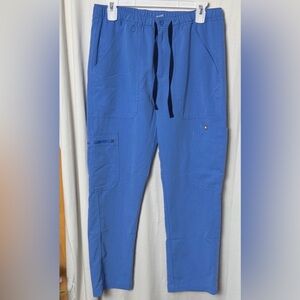FIGS Men’s Blue Cairo Cargo Scrub Pants Size Small Short